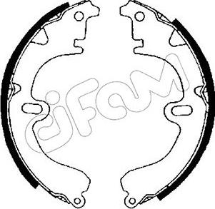 Cifam 153-417 - Brake Shoe Set onlydrive.pro