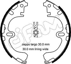 Cifam 153-433 - Brake Shoe Set onlydrive.pro