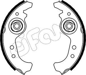 Cifam 153-063 - Brake Shoe Set onlydrive.pro