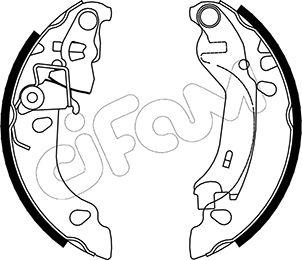 Cifam 153-083 - Комплект тормозных колодок, барабанные onlydrive.pro