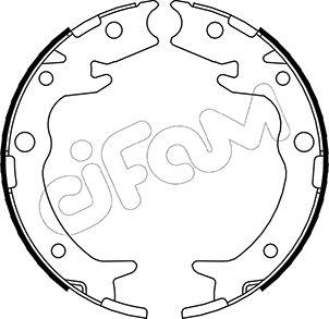 Cifam 153-159 - Комплект тормозов, ручник, парковка onlydrive.pro