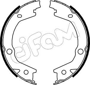 Cifam 153-184 - Brake Shoe Set, parking brake onlydrive.pro