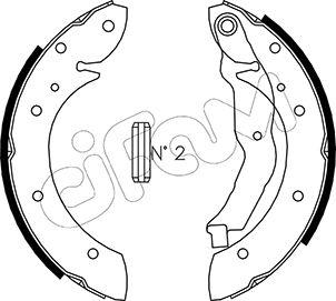 Cifam 153-351 - Brake Shoe Set onlydrive.pro