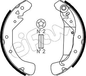 Cifam 153-311 - Brake Shoe Set onlydrive.pro