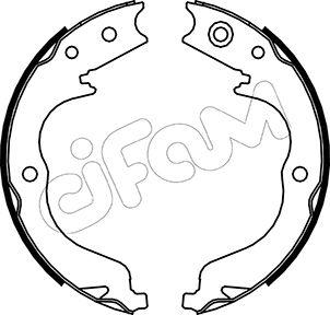 Cifam 153-268 - Brake Shoe Set, parking brake onlydrive.pro