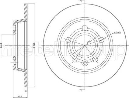 Cifam 800-404C - Brake Disc onlydrive.pro