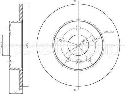 Cifam 800-489C - Brake Disc onlydrive.pro