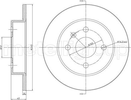 Cifam 800-488C - Brake Disc onlydrive.pro