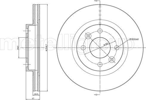 Cifam 800-549C - Brake Disc onlydrive.pro