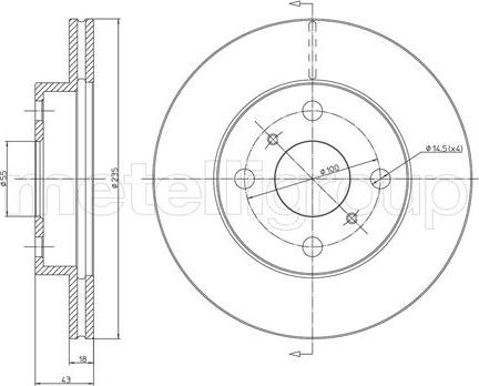 Cifam 800-552C - Brake Disc onlydrive.pro