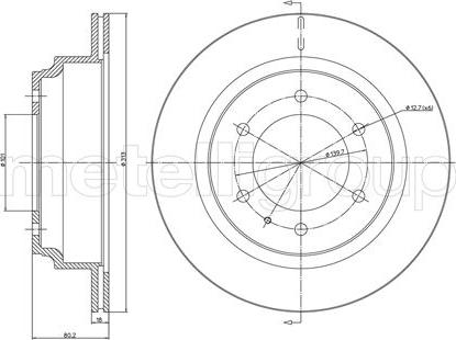 Cifam 800-511 - Brake Disc onlydrive.pro