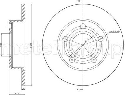 Cifam 800-531C - Brake Disc onlydrive.pro