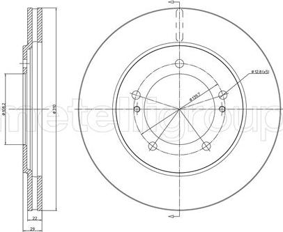 Cifam 800-697 - Brake Disc onlydrive.pro