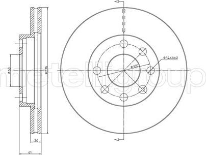 Cifam 800-096 - Brake Disc onlydrive.pro