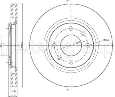 Cifam 800-191 - Brake Disc onlydrive.pro