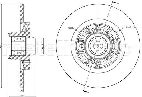 Cifam 800-1196 - Brake Disc onlydrive.pro