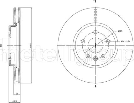 Cifam 800-1849C - Brake Disc onlydrive.pro