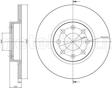 Cifam 800-858C - Brake Disc onlydrive.pro