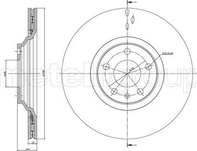 Cifam 800-866C - Brake Disc onlydrive.pro