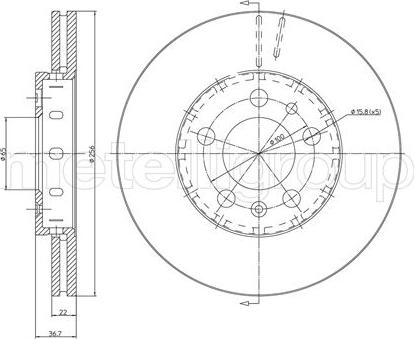 Cifam 800-390C - Brake Disc onlydrive.pro