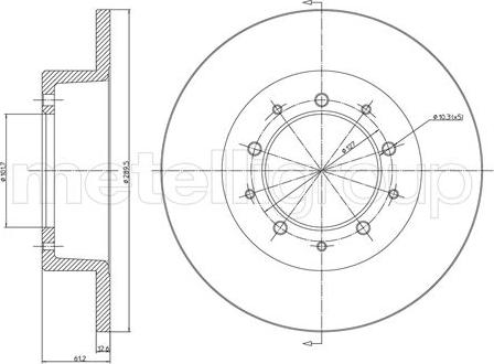 Cifam 800-359 - Brake Disc onlydrive.pro