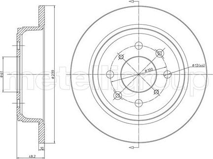 Cifam 800-267 - Brake Disc onlydrive.pro