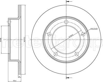 Cifam 800-206 - Brake Disc onlydrive.pro