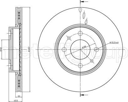 Cifam 800-231C - Brake Disc onlydrive.pro