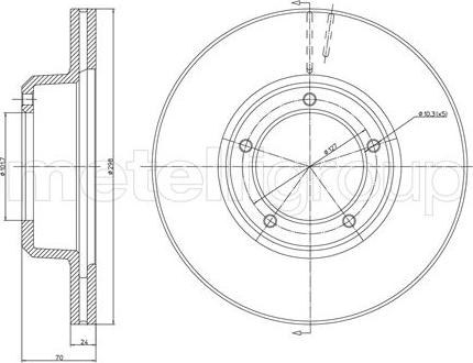 Cifam 800-237 - Brake Disc onlydrive.pro