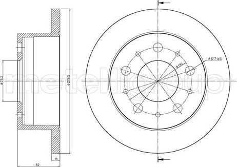 Cifam 800-732 - Brake Disc onlydrive.pro