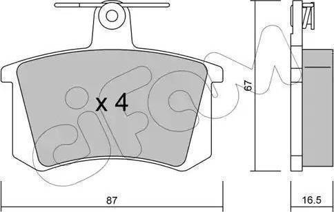 TRW GDB1050 - Brake Pad Set, disc brake onlydrive.pro