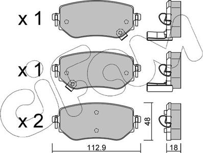 Cifam 822-1192-0 - Piduriklotsi komplekt,ketaspidur onlydrive.pro