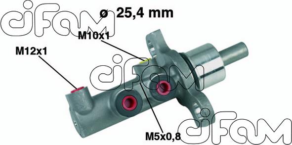 Cifam 202-438 - Brake Master Cylinder onlydrive.pro