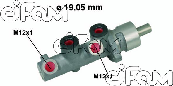 Cifam 202-472 - Brake Master Cylinder onlydrive.pro