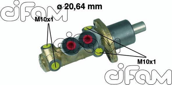 Cifam 202-059 - Pagrindinis cilindras, stabdžiai onlydrive.pro