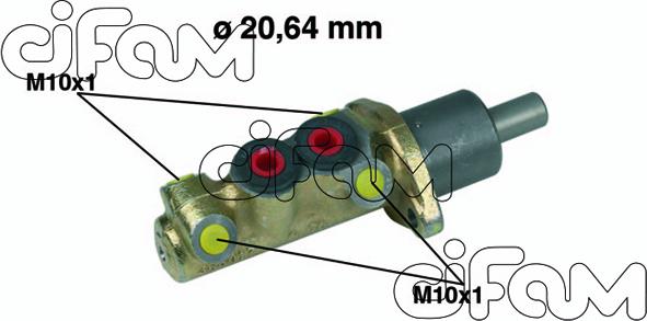 Cifam 202-039 - Pagrindinis cilindras, stabdžiai onlydrive.pro