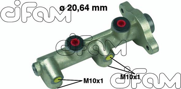 Cifam 202-118 - Galvenais bremžu cilindrs onlydrive.pro