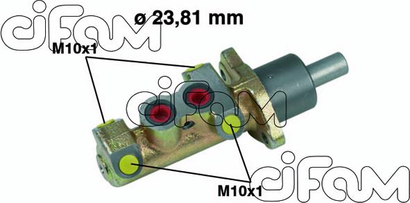 Cifam 202-325 - Главный тормозной цилиндр onlydrive.pro