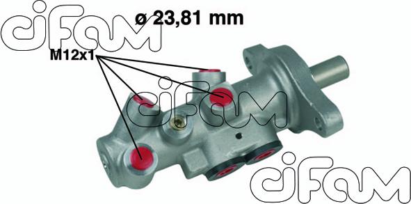 Cifam 202-295 - Pagrindinis cilindras, stabdžiai onlydrive.pro