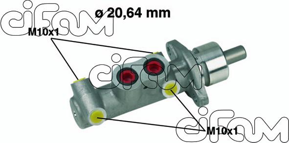 Cifam 202-289 - Galvenais bremžu cilindrs onlydrive.pro