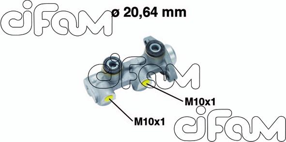 Cifam 202-760 - Brake Master Cylinder onlydrive.pro