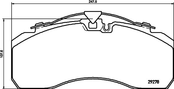 Mercedes-Benz A003 420 22 20 S1 - Stabdžių trinkelių rinkinys, diskinis stabdys onlydrive.pro