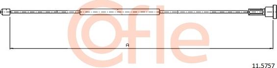 Cofle 92.11.5757 - Cable, parking brake onlydrive.pro