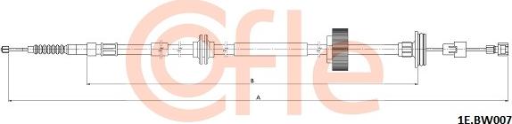 Cofle 92.1E.BW007 - Cable, parking brake onlydrive.pro