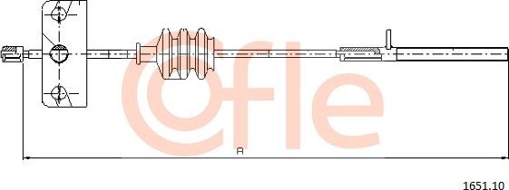 Cofle 1651.10 - Cable, parking brake onlydrive.pro