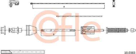 Cofle 10.0383 - Akseleratora trose onlydrive.pro