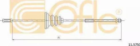 Cofle 17.1510 - Cable, parking brake onlydrive.pro