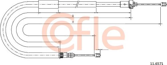 Cofle 11.6571 - Vaijeri, seisontajarru onlydrive.pro