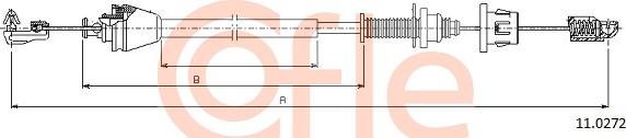 Cofle 11.0272 - Accelerator Cable onlydrive.pro