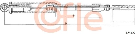 Cofle 92.12.512 - Cable, parking brake onlydrive.pro